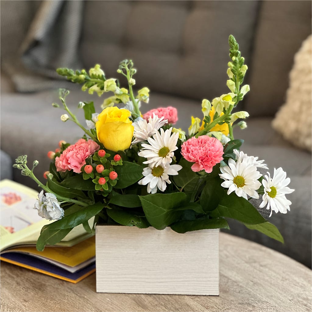 Sun Salutation Box Bouquet – Beaver Creek Florist, Markham ON