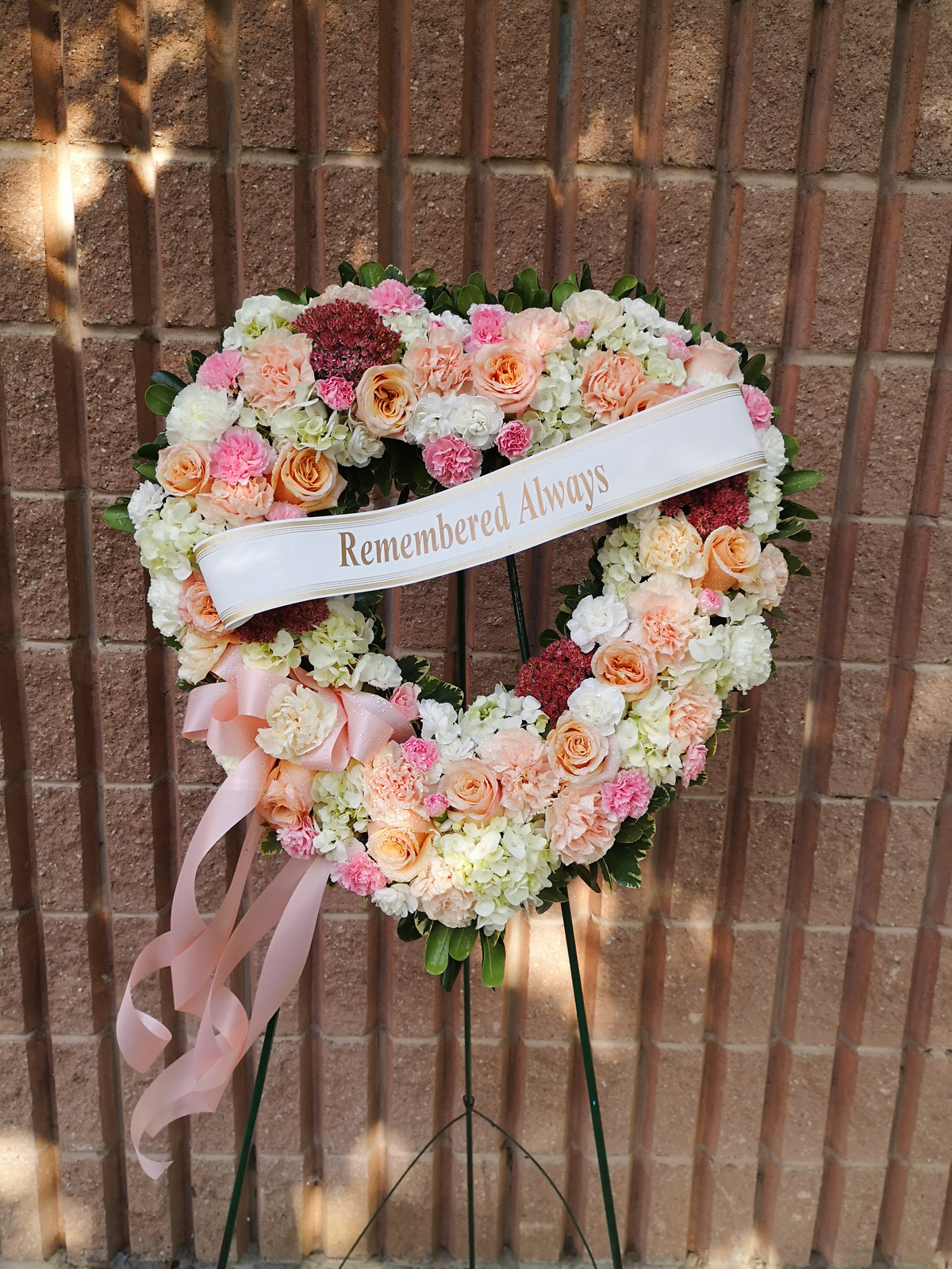 Heartfelt Farewell Wreath – Beaver Creek Florist, Markham ON