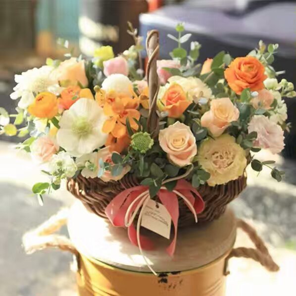 Peach Delight Basket – Beaver Creek Florist, Markham ON
