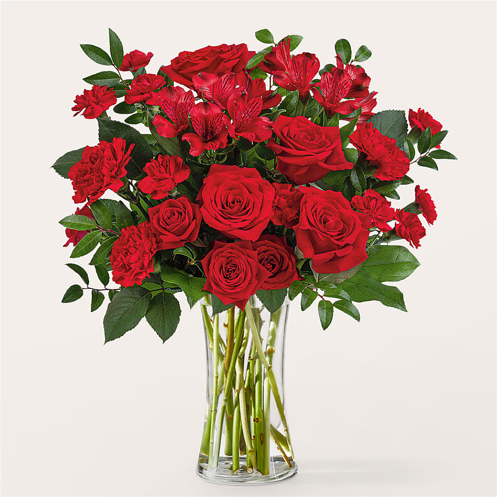 Brilliant Ruby Bouquet – Beaver Creek Florist, Markham ON