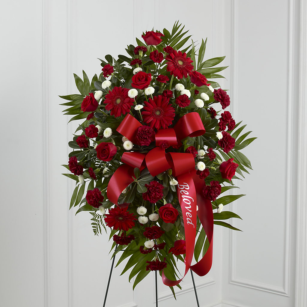 Treasured Memories Standing Spray – Beaver Creek Florist, Markham ON