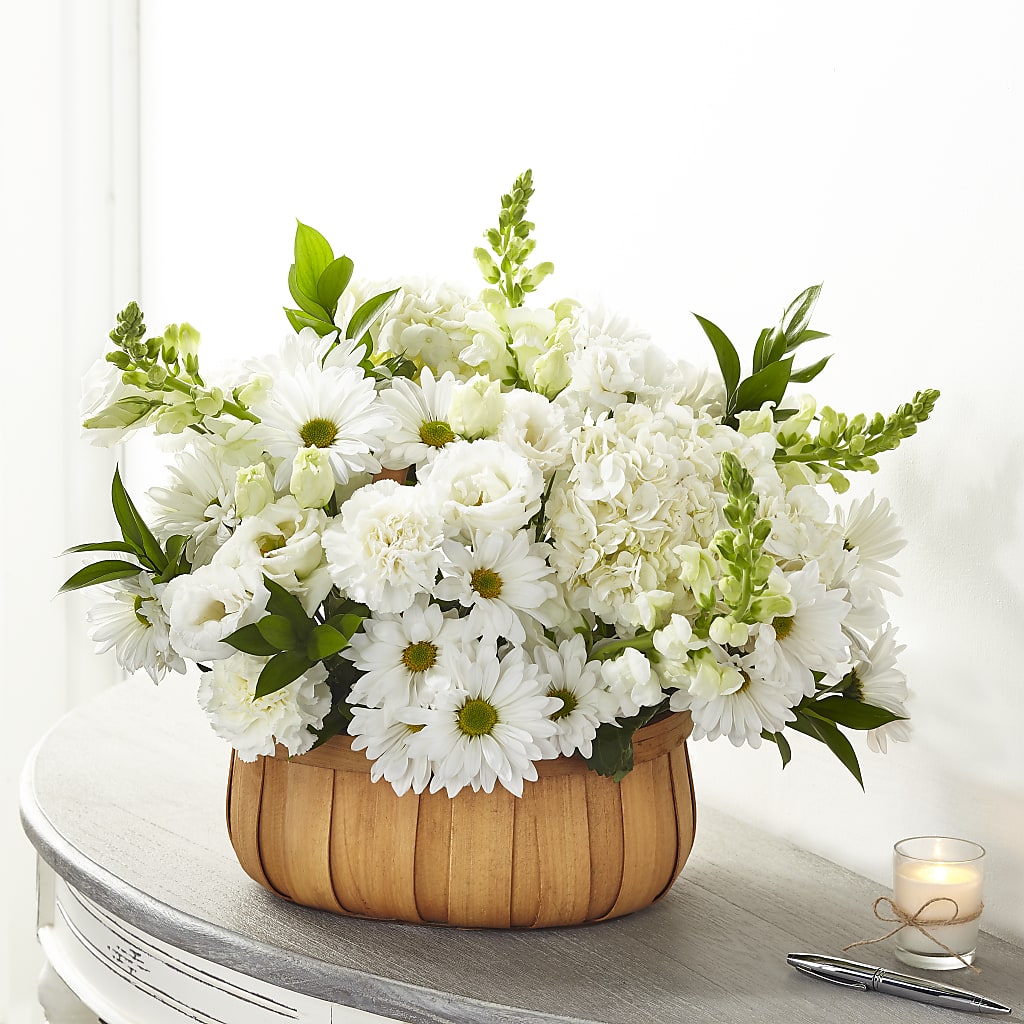 Pure Ivory Basket – Beaver Creek Florist, Markham ON