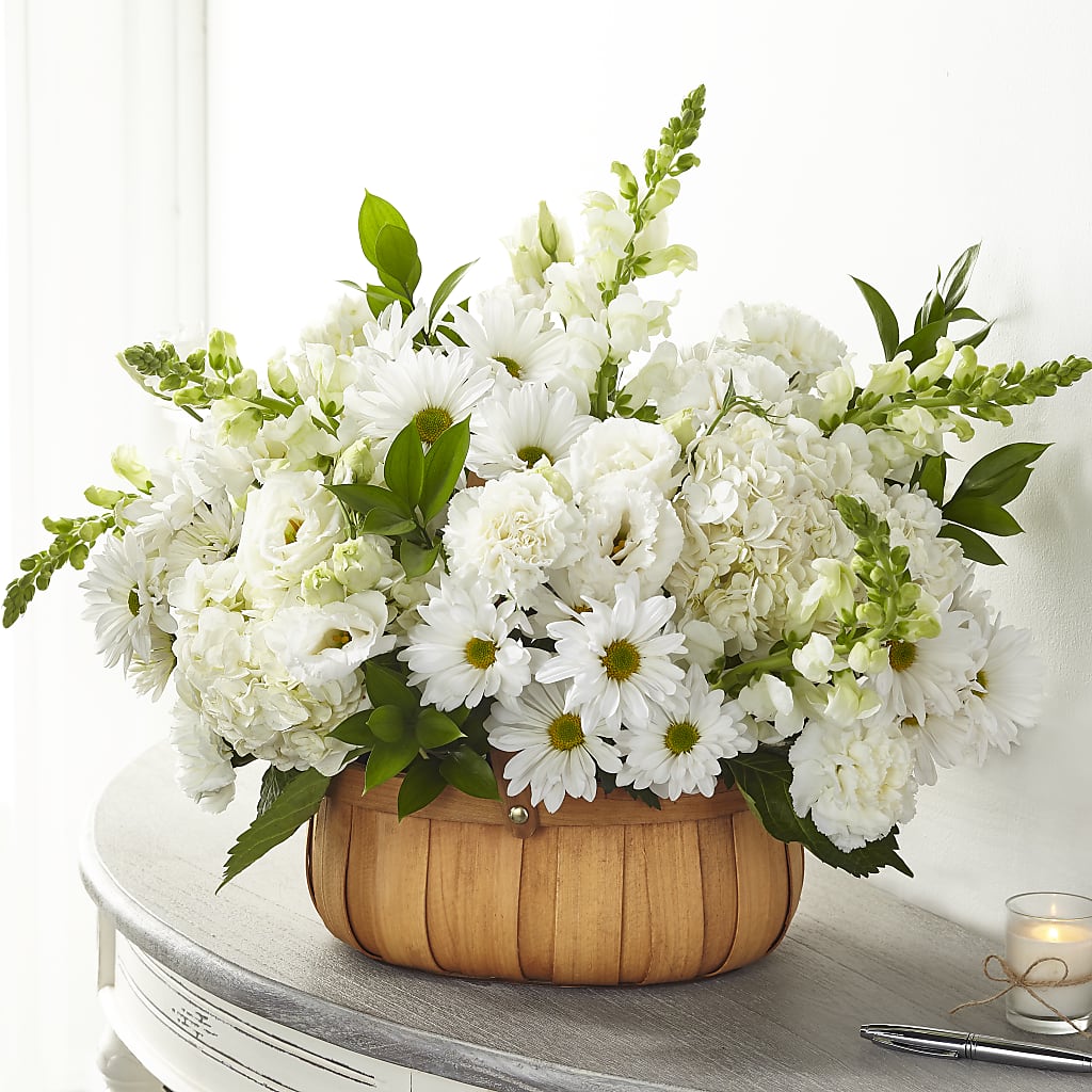 Pure Ivory Basket – Beaver Creek Florist, Markham ON