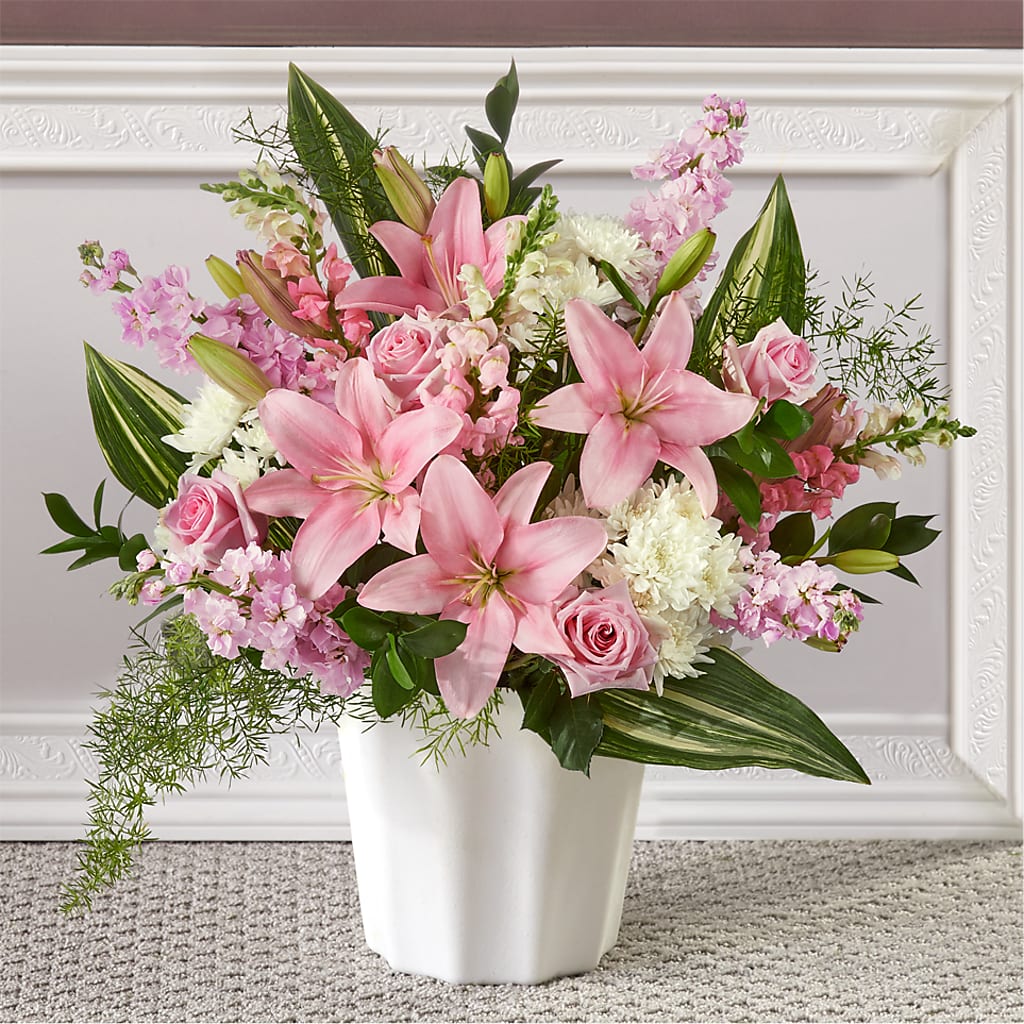 Simply Serene Floor Basket – Beaver Creek Florist, Markham ON