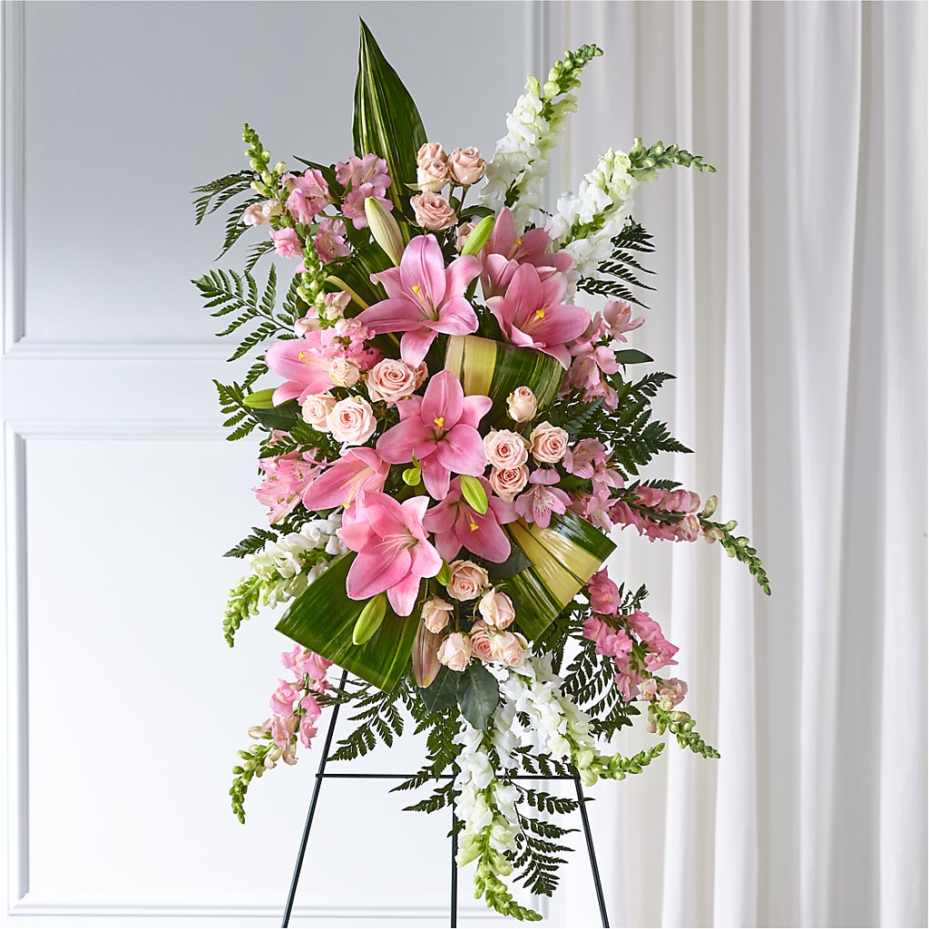 Elegant Embrace Standing Spray – Beaver Creek Florist, Markham ON
