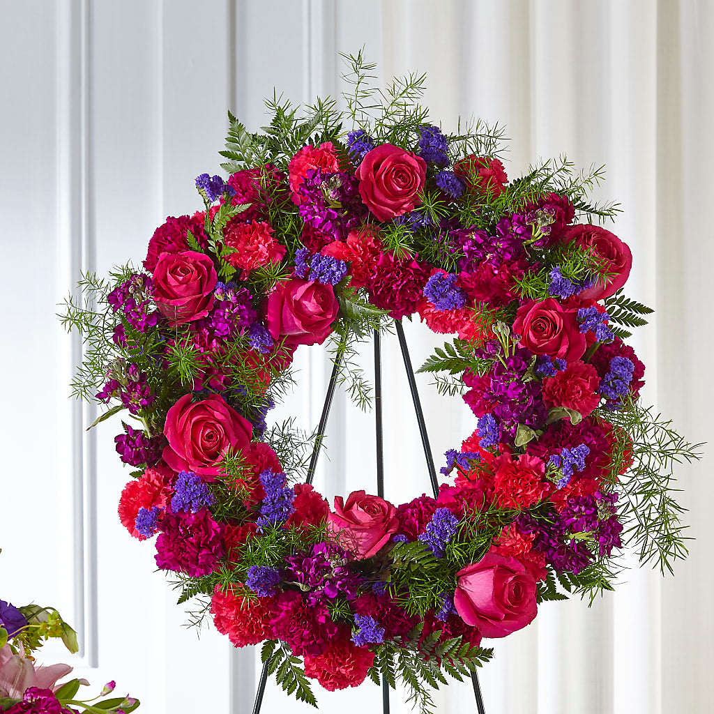 Calming Colors Wreath – Beaver Creek Florist, Markham ON