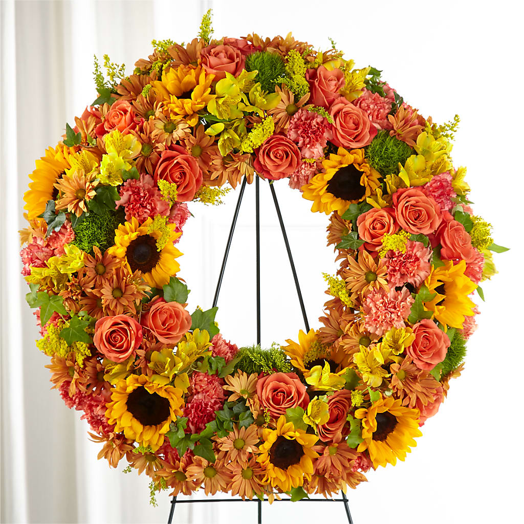 Autumnal Memories Wreath (Standard) – Beaver Creek Florist, Markham ON
