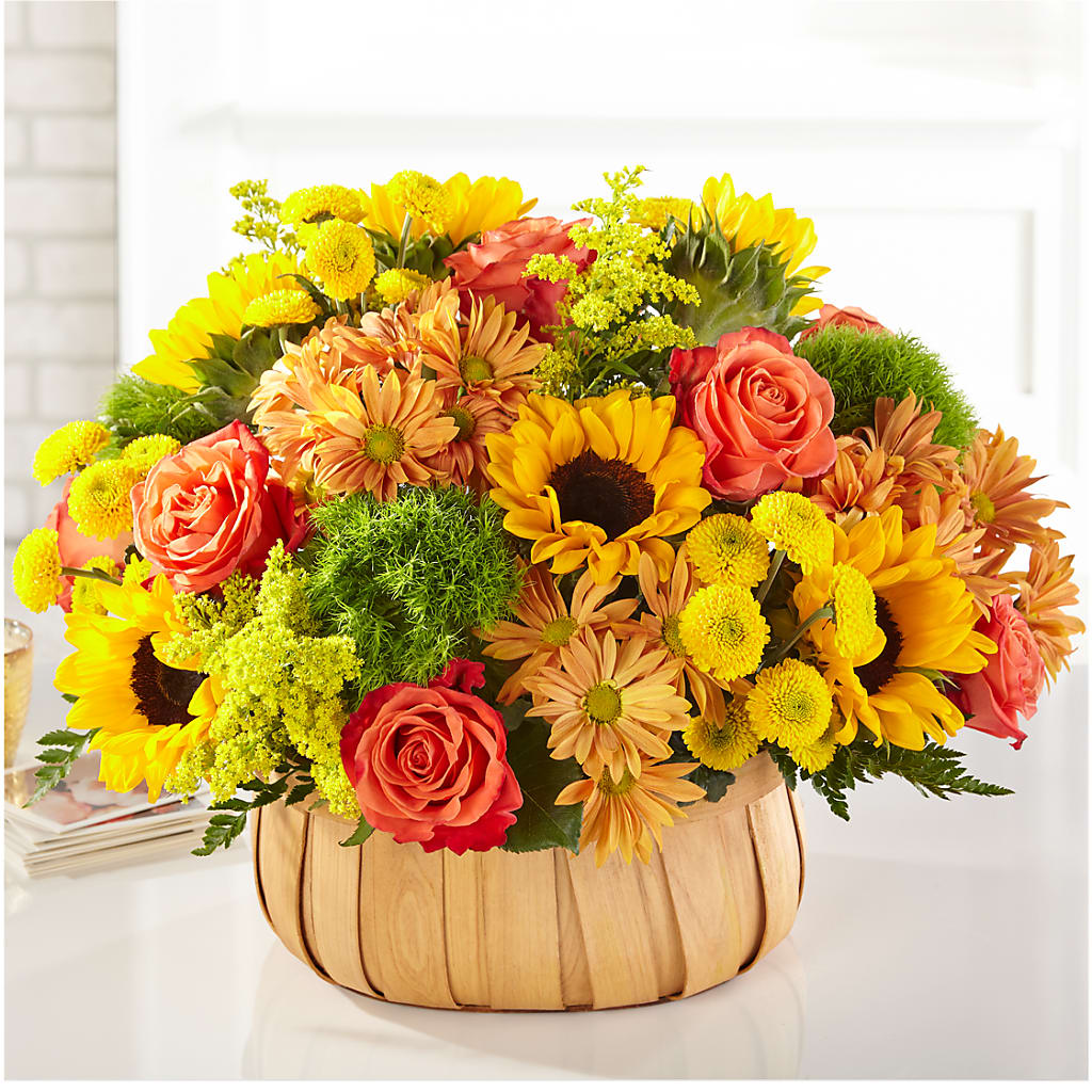 Harvest Sunflower Basket – Beaver Creek Florist, Markham ON