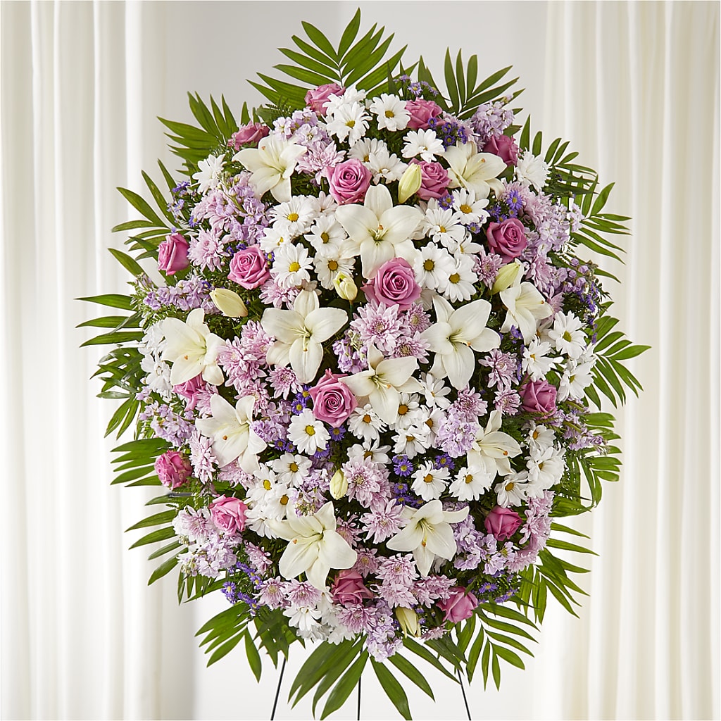 Surrounded by Love Standing Spray – Beaver Creek Florist, Markham ON
