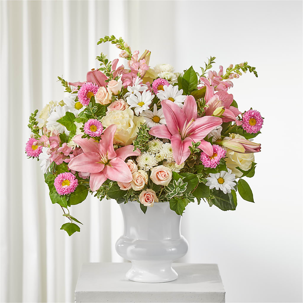 Empathetic Blooms Urn Arrangement – Beaver Creek Florist, Markham ON