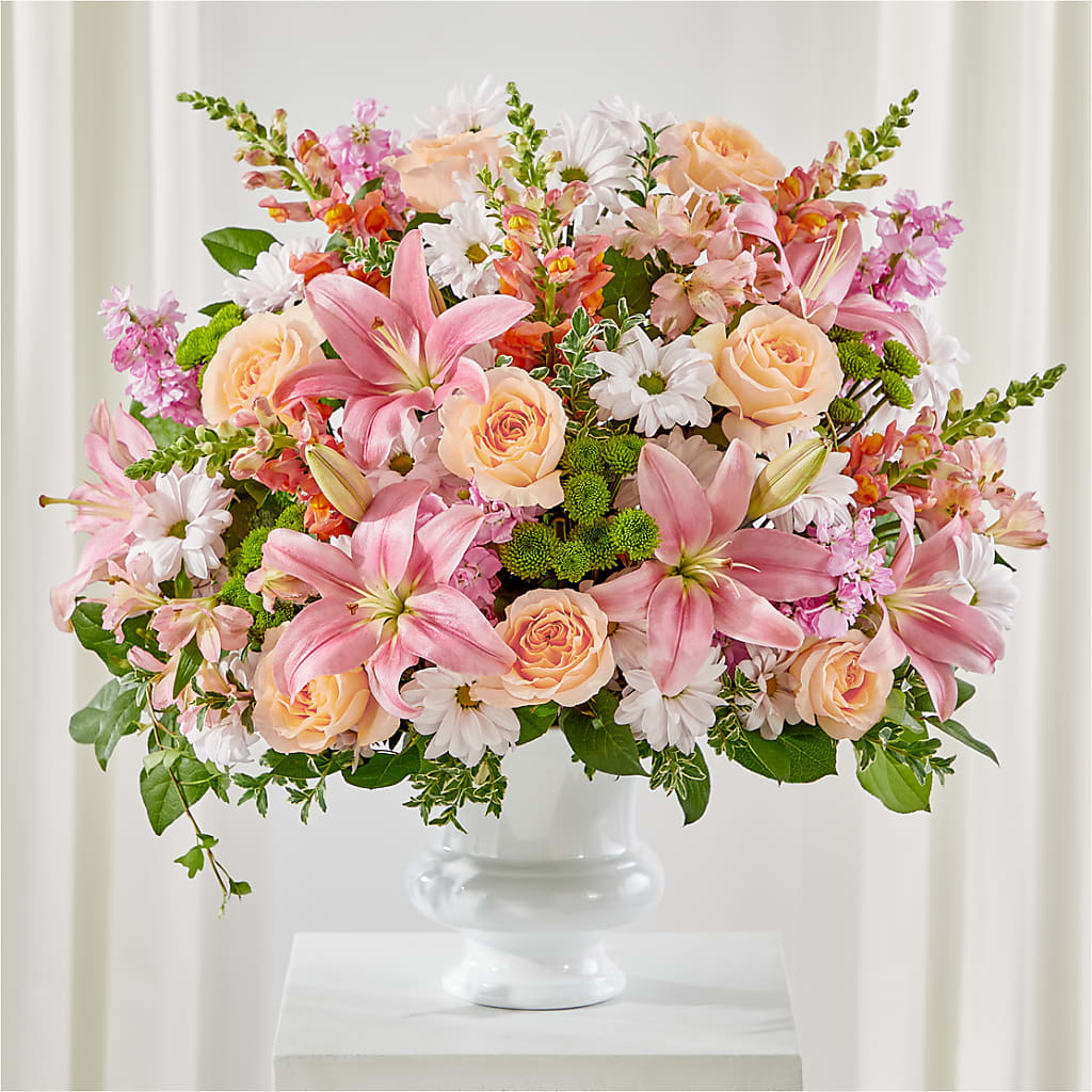 Heartfelt Gesture Urn Arrangement – Beaver Creek Florist, Markham ON