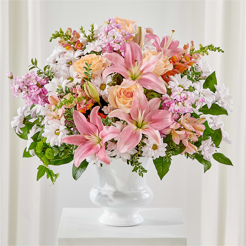 Heartfelt Gesture Urn Arrangement – Beaver Creek Florist, Markham ON