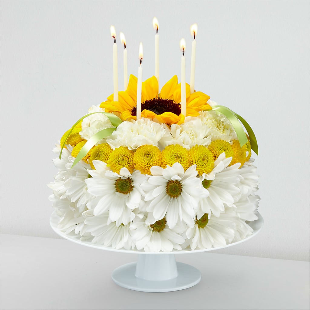 Gâteau floral « Sourires d'anniversaire »