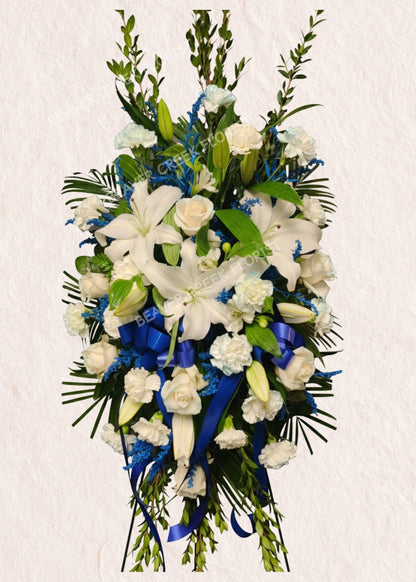 Blue Ribbon Tribute –  Beaver Creek Florist, Markham ON