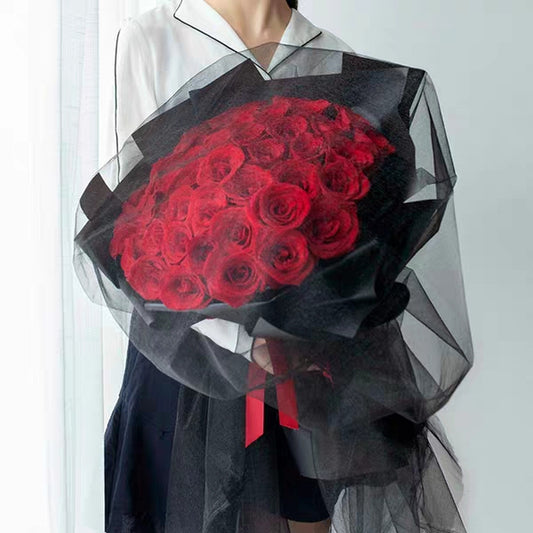 Crown of Love Roses Bouquet(30 Roses) (Red Roses)