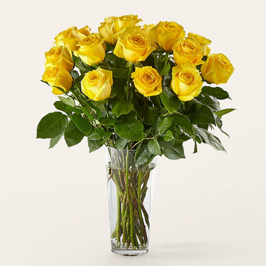 Long Stem Yellow Rose Bouquet –  Beaver Creek Florist, Markham ON