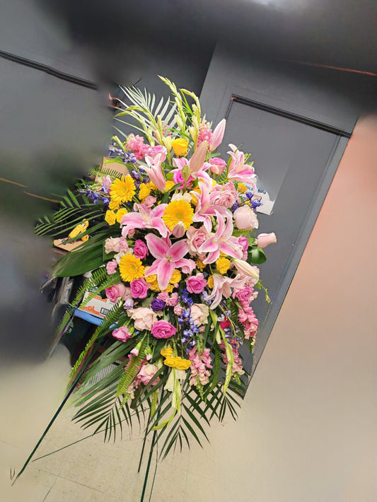 Warm Remembrance Standing Spray
