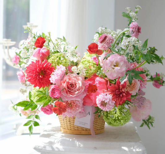 Floral Basket Bouquet