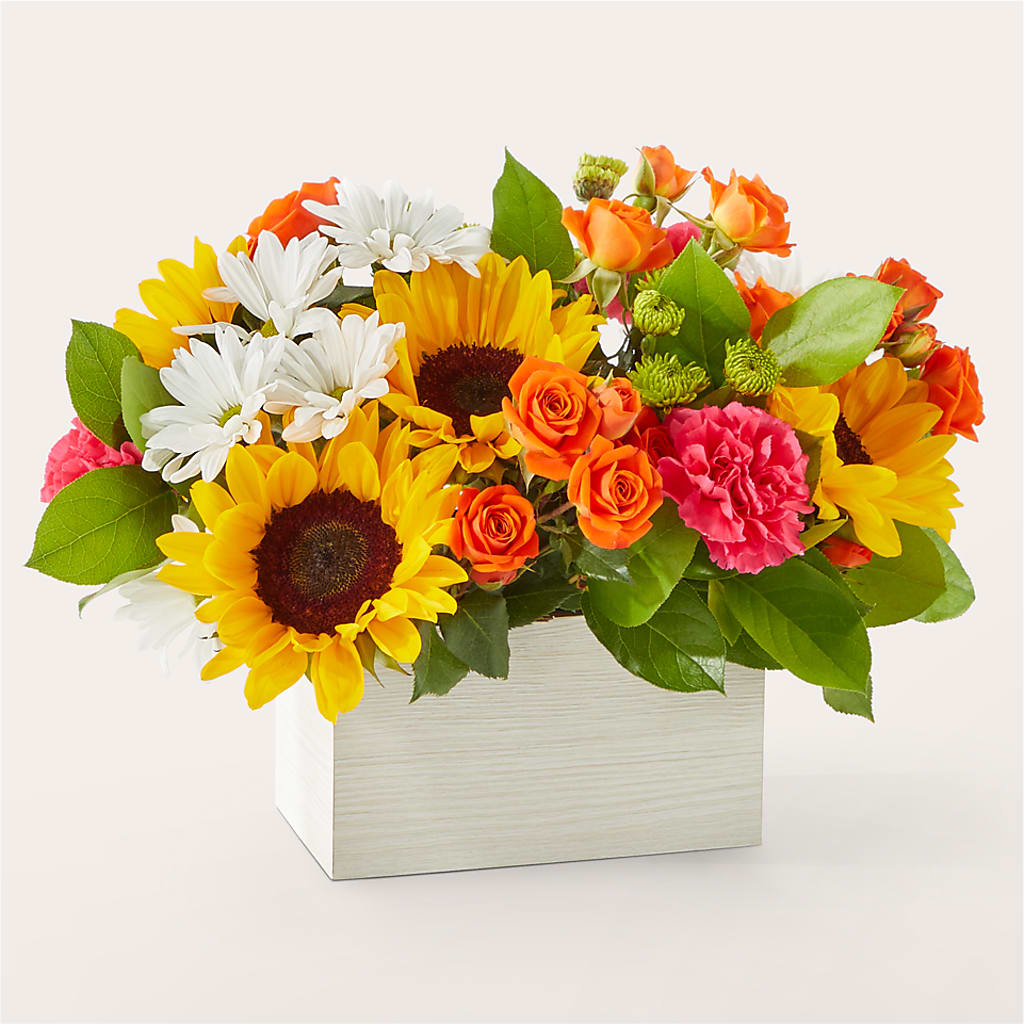Sun-drenched Blooms Box Bouquet –  Beaver Creek Florist, Markham ON
