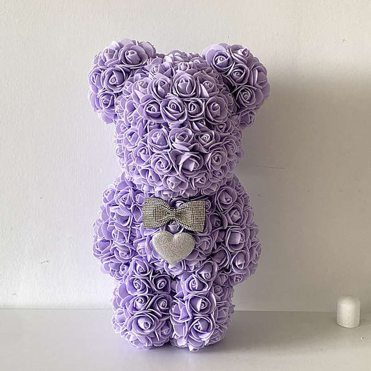 Artificial Rose Violence Bear （35cm）