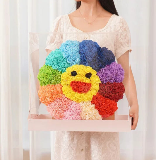 Artificial Rose Sunflower(GIFT BOX)