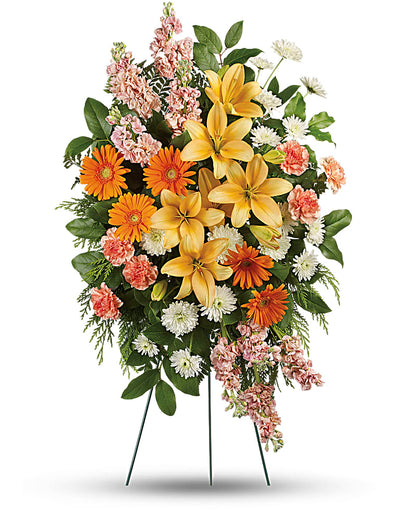 Sunset Garden Standing Spray –  Beaver Creek Florist, Markham ON