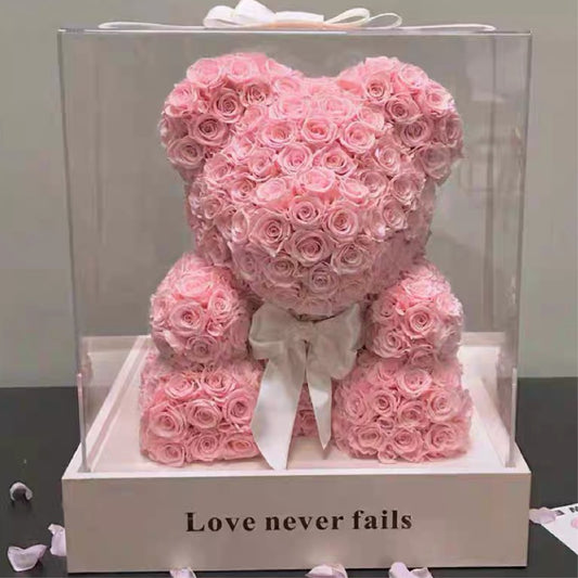 Preserved Rose Bear